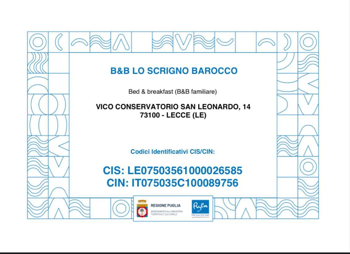 Lo Scrigno Barocco Bed and Breakfast Lecce Buitenkant foto